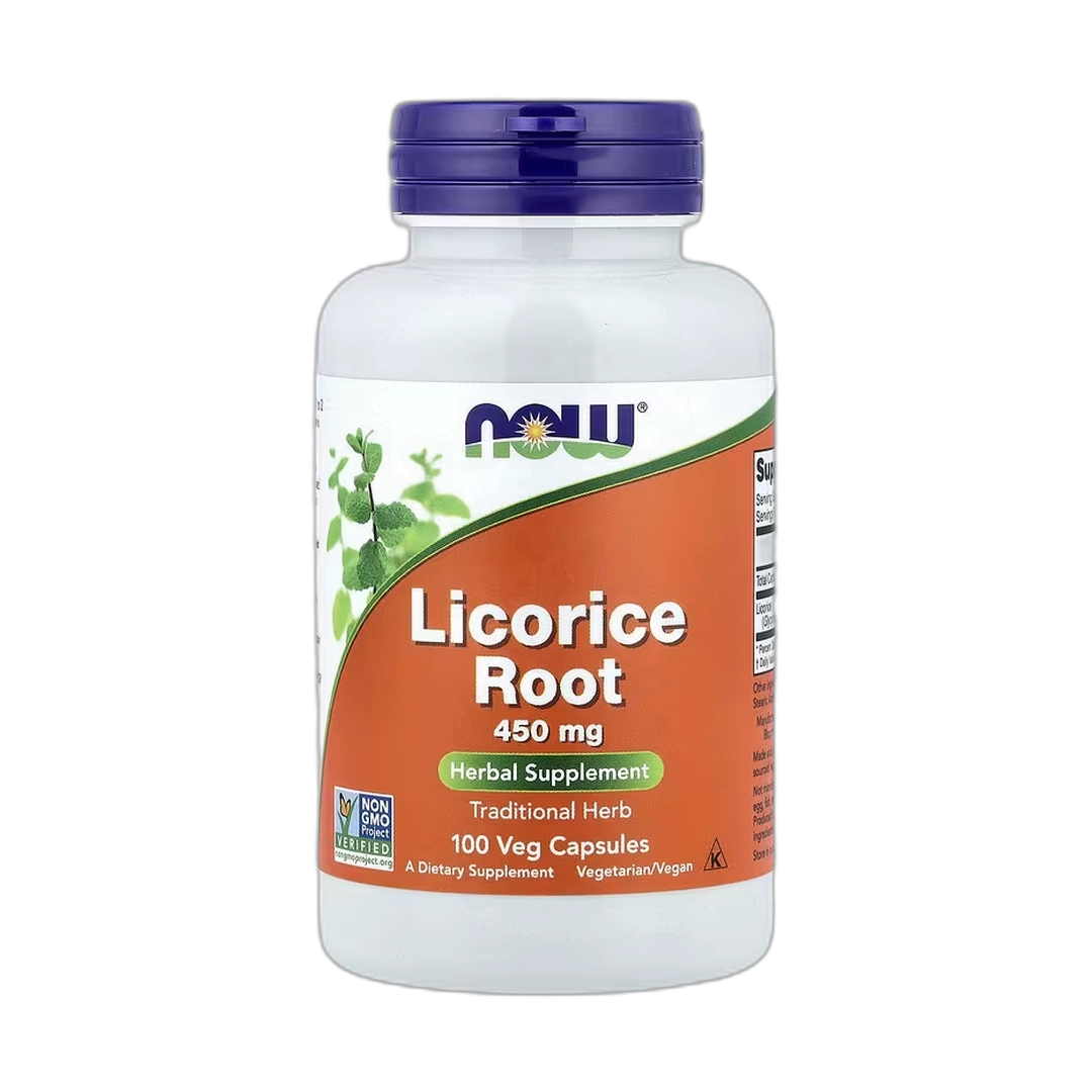 NOW Foods, Licorice Root, 450 mg, 100 Veg Capsules