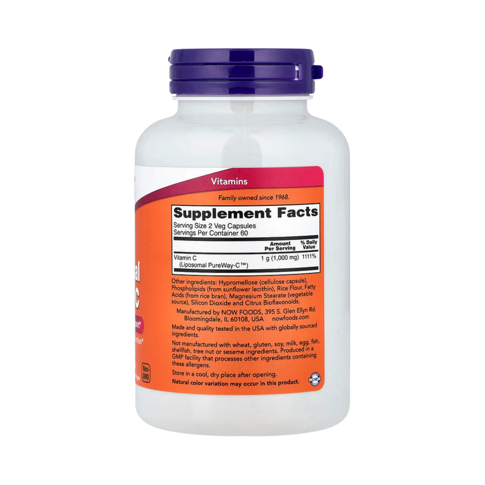 NOW Foods, Liposomal Vitamin C, 120 Veg Capsules