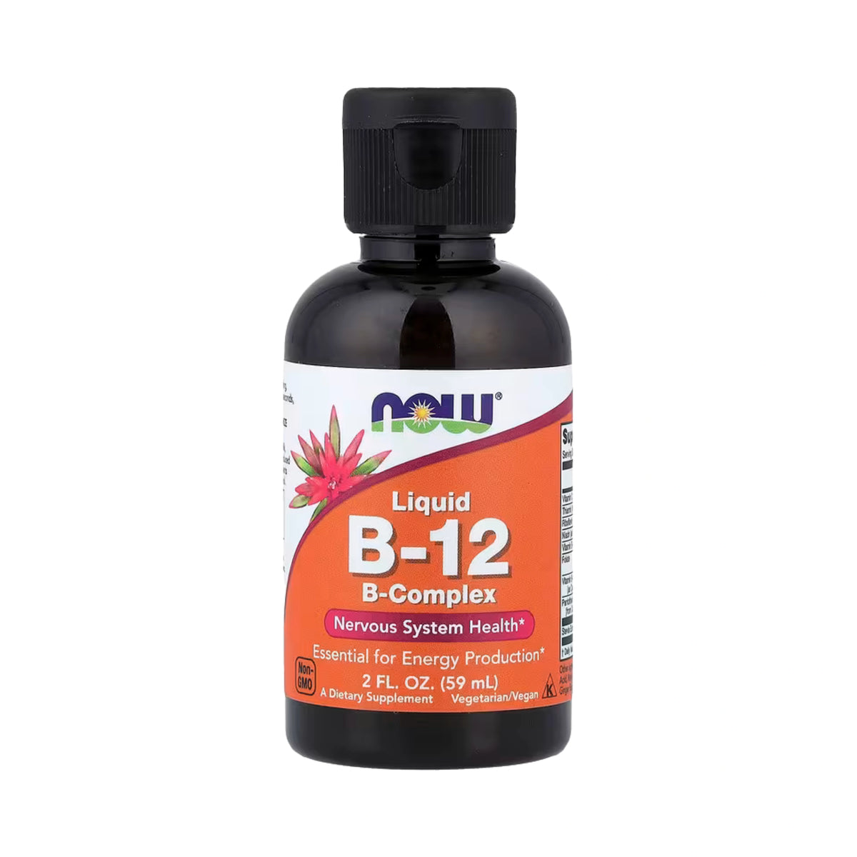 NOW Foods, Liquid B-12, B-Complex, 2 fl oz, 59 ml