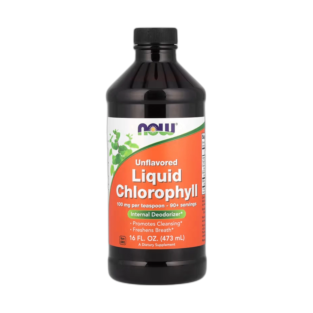NOW Foods, Liquid Chlorophyll, Unflavored, 16 fl oz, 473 ml