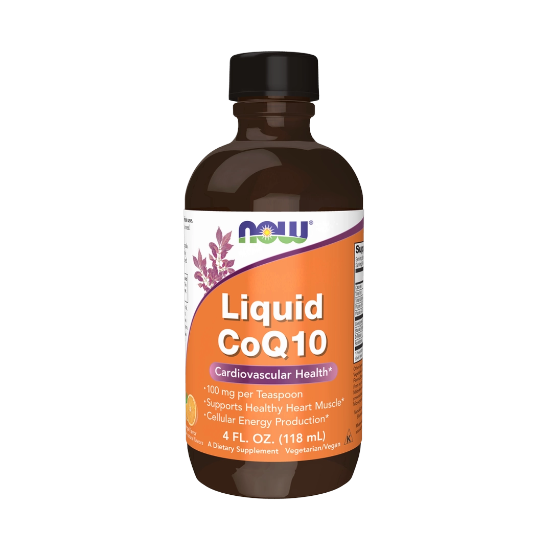 NOW Foods, Liquid CoQ10, Orange, 4 fl oz, 118 ml