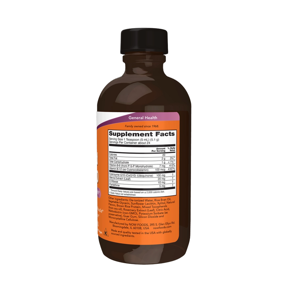 NOW Foods, Liquid CoQ10, Orange, 4 fl oz, 118 ml