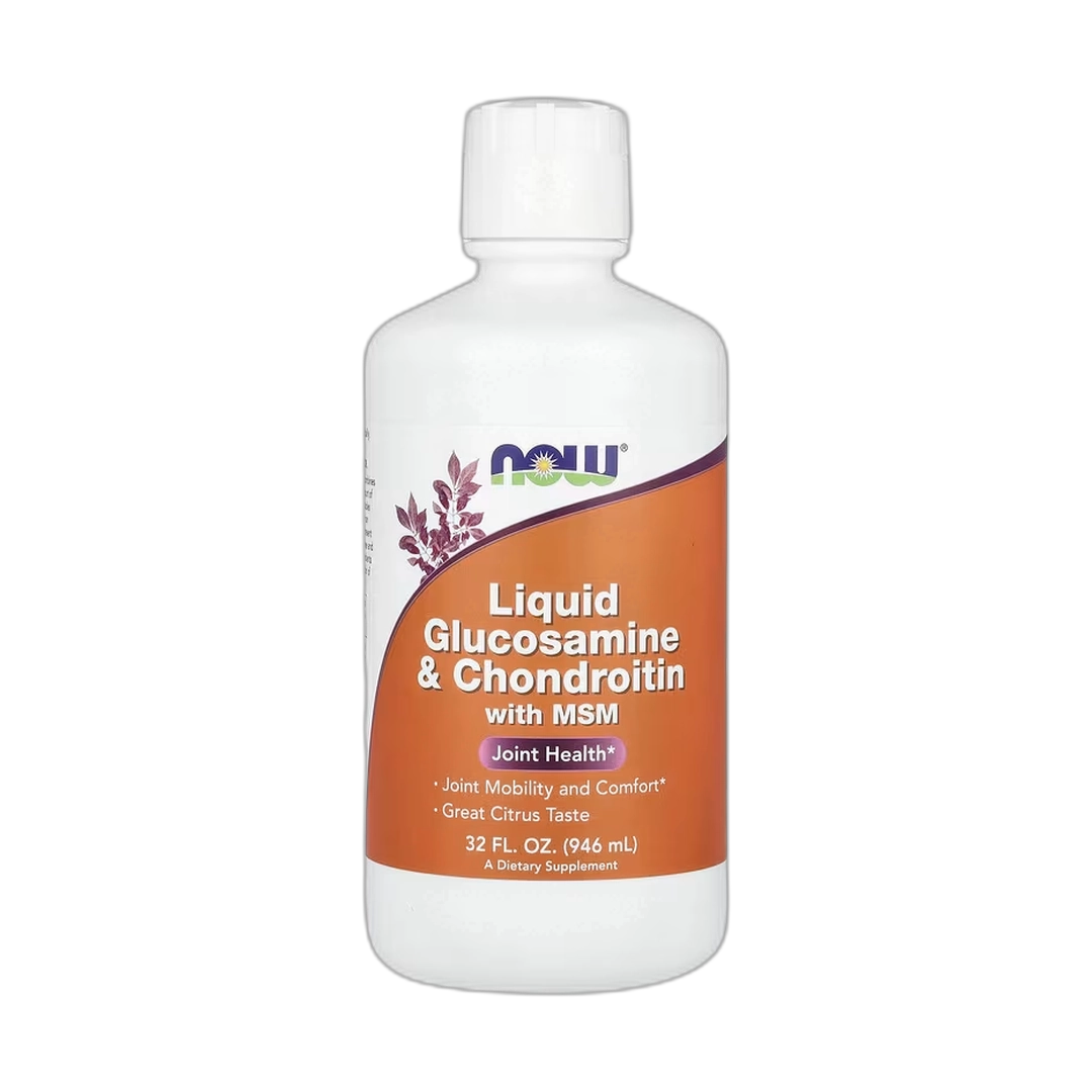 NOW Foods, Liquid Glucosamine & Chondroitin with MSM, Citrus, 32 fl oz, 946 ml