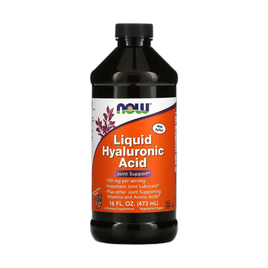 NOW Foods, Liquid Hyaluronic Acid, Berry, 100 mg, 16 fl oz, 473 ml