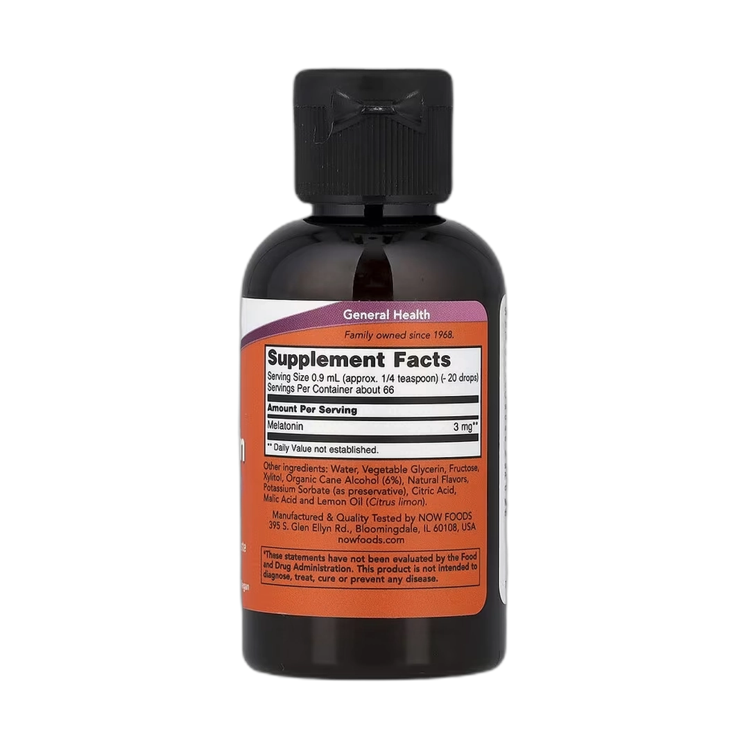 NOW Foods, Liquid Melatonin, 2 fl oz, 59 ml