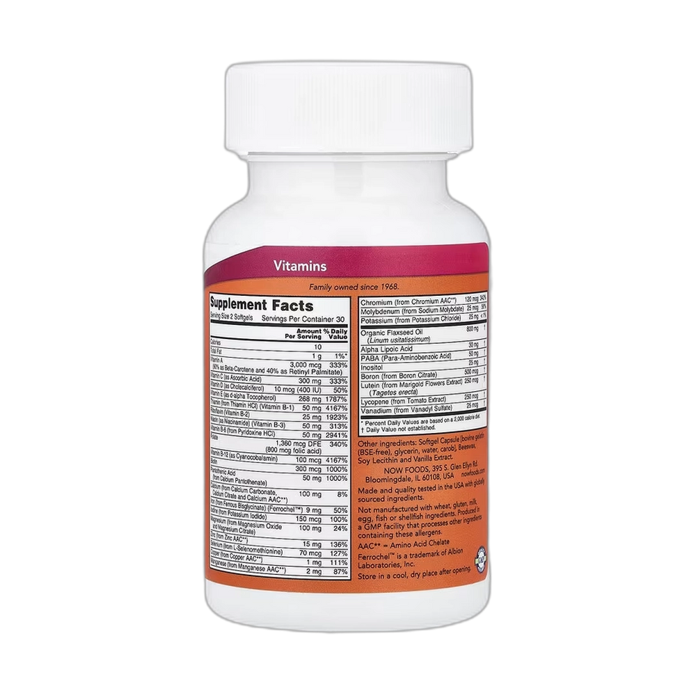 NOW Foods, Liquid Multi Gels, 60 Softgels