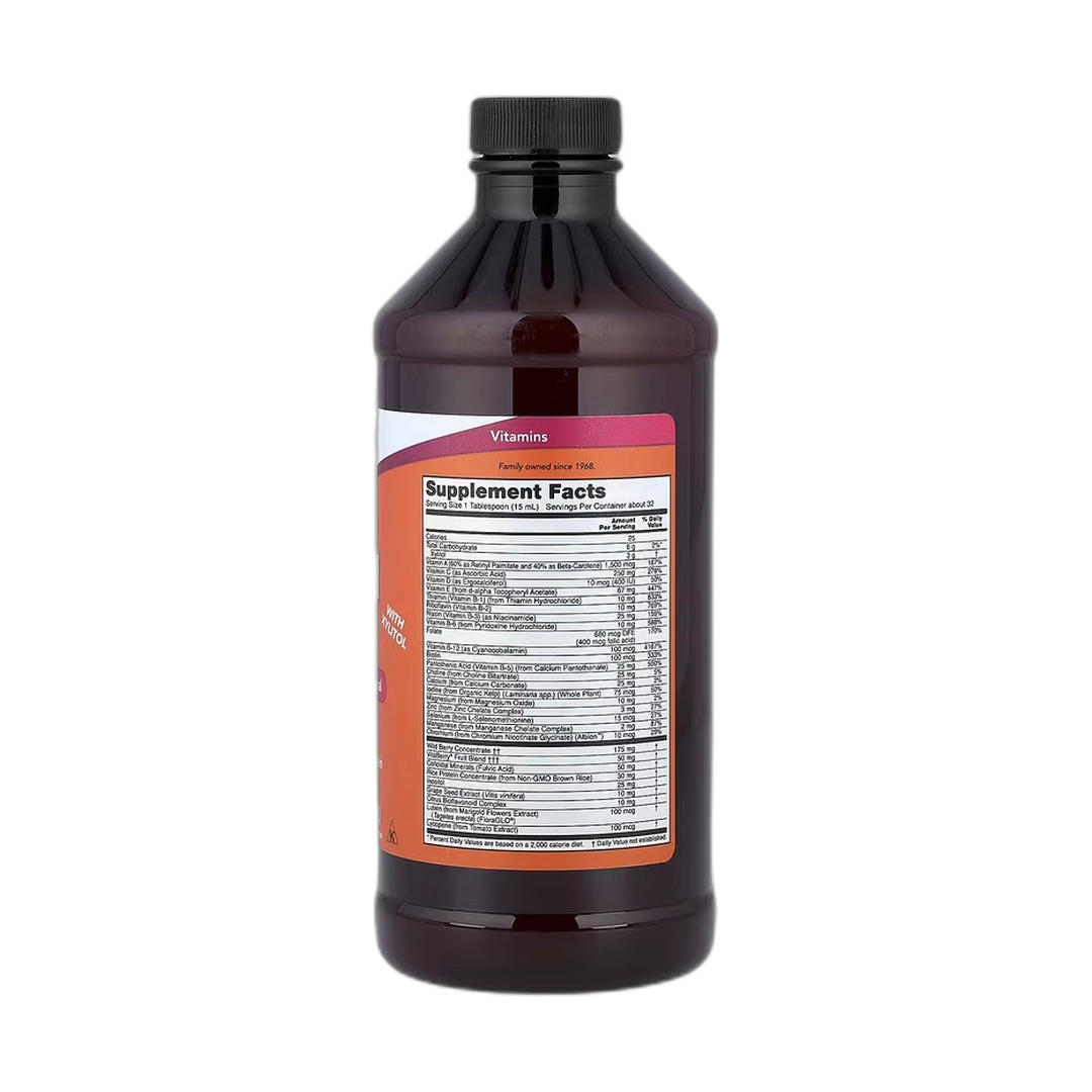 NOW Foods, Liquid Multi, Wild Berry, 16 fl oz, 473 ml