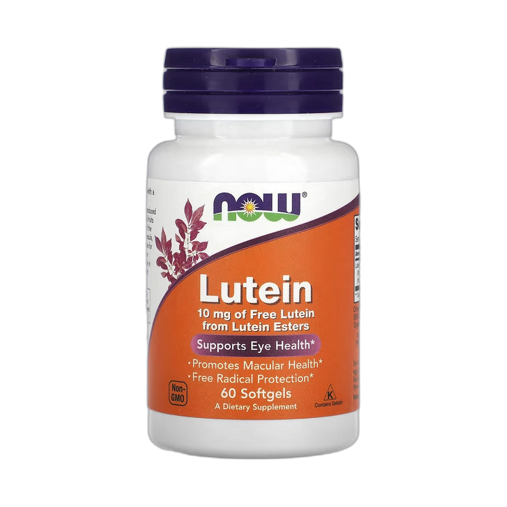 NOW Foods, Lutein, 10 mg, 60 Softgels