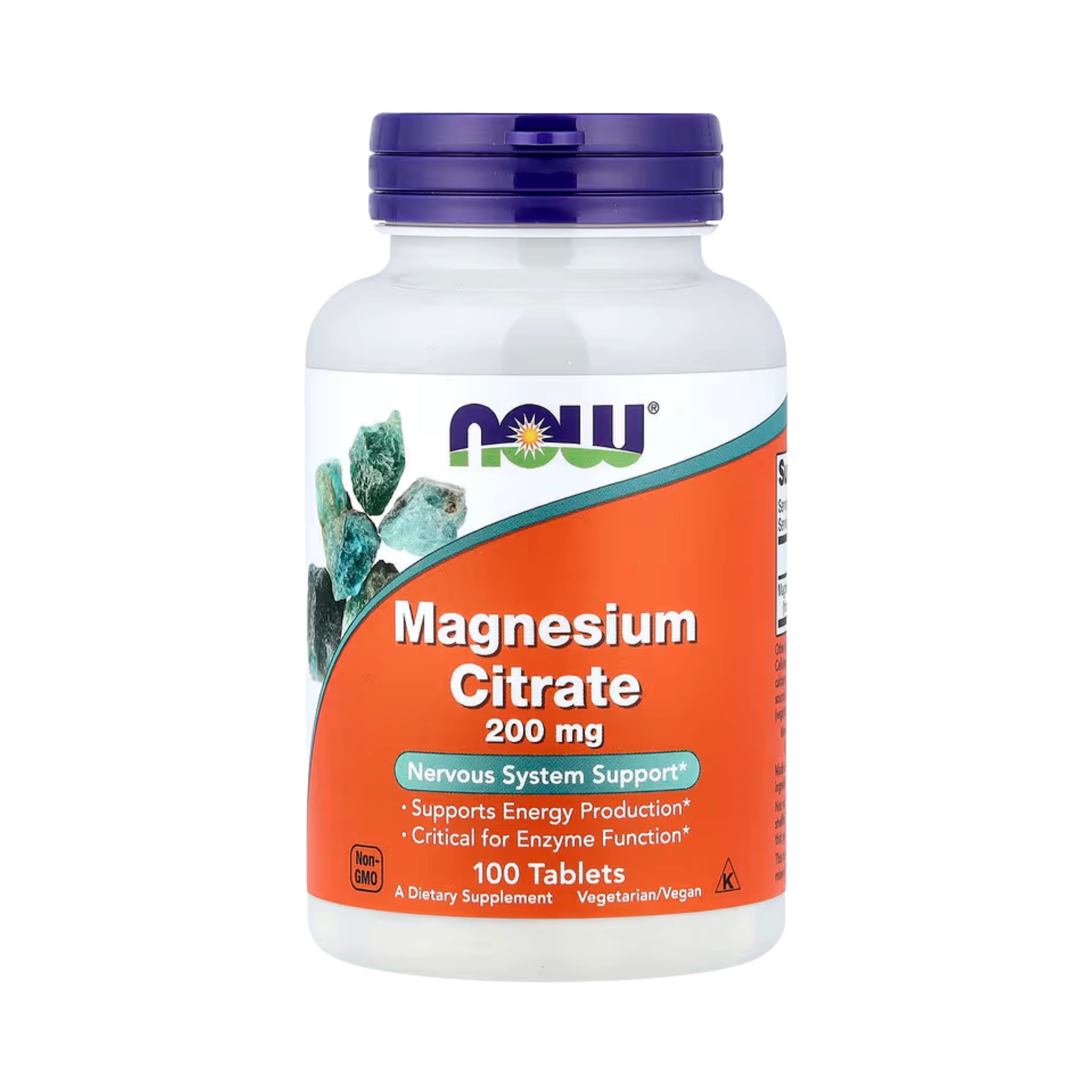 NOW Foods, Magnesium Citrate, 100 Tablets
