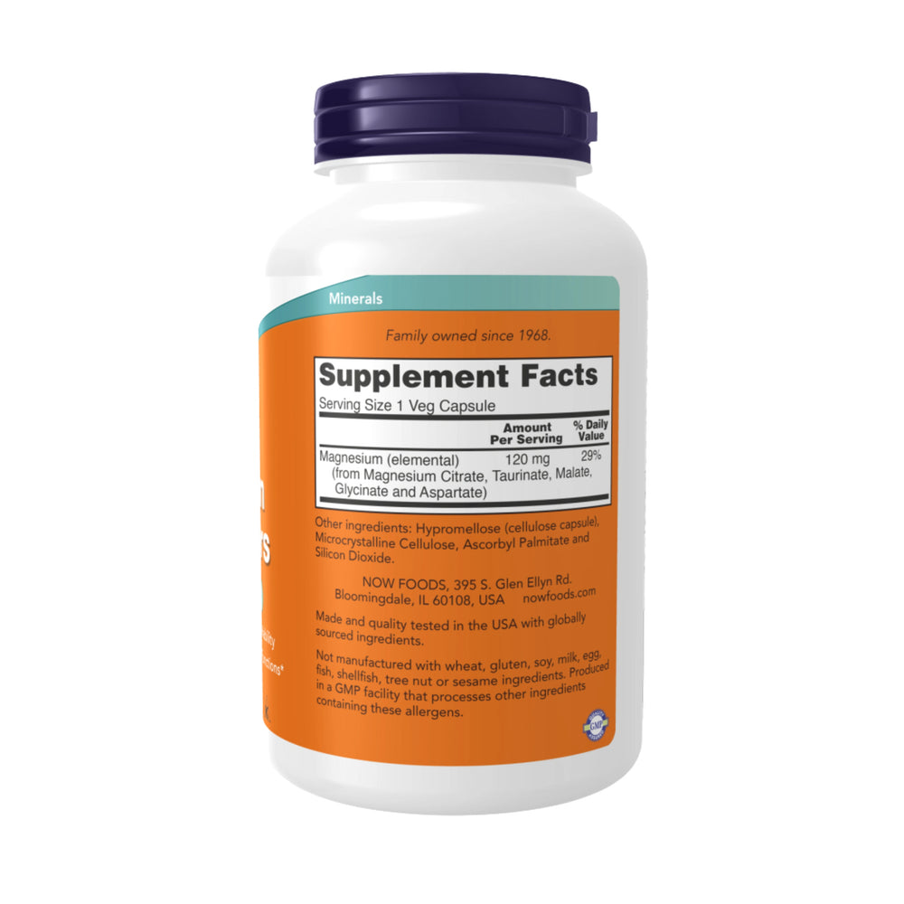 NOW Foods, Magnesium Transporters, 120 mg, 180 Veg Capsules