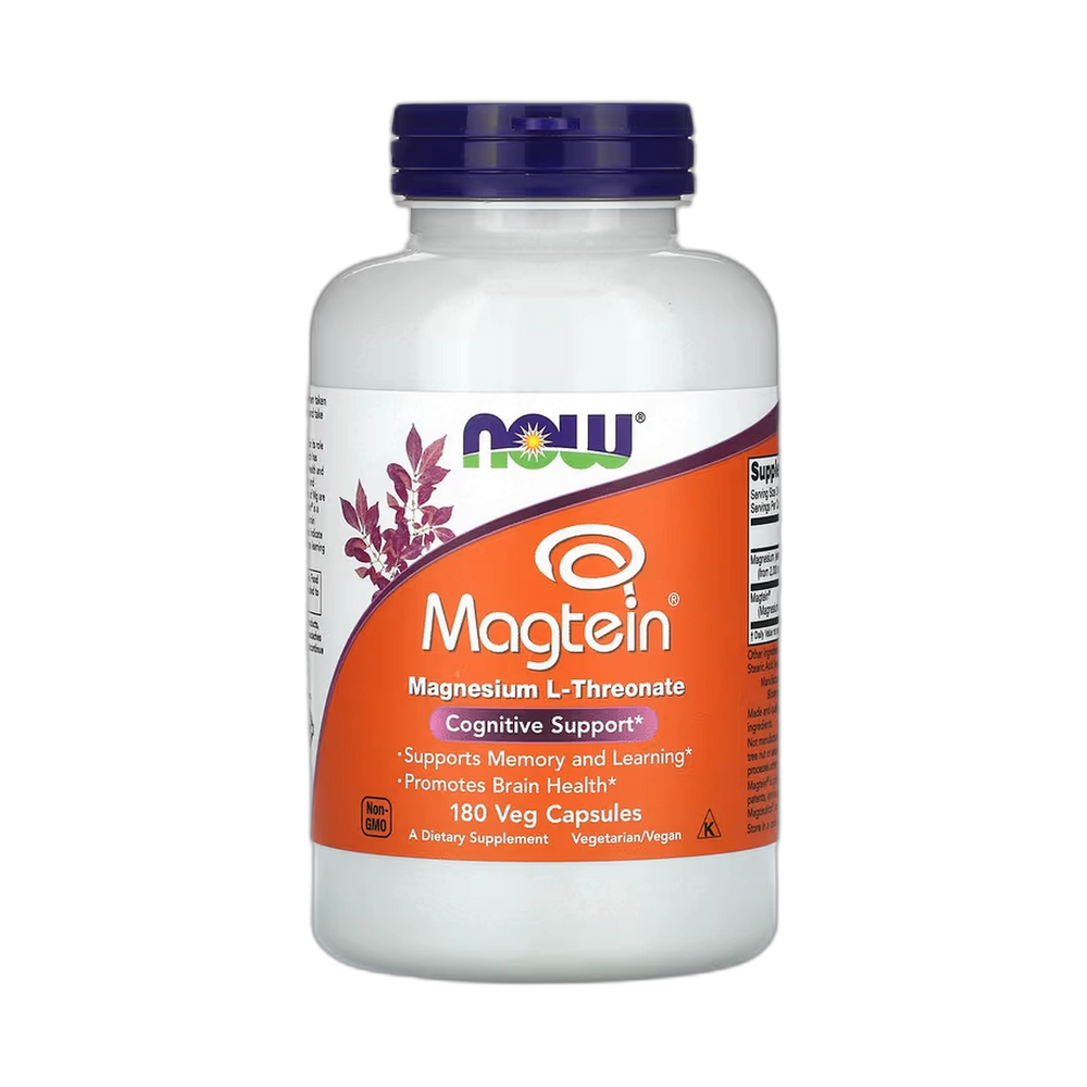 NOW Foods, Magtein, Magnesium L-Threonate, 180 Veg Capsules