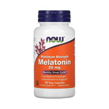 NOW Foods, Maximum Strength Melatonin, 20 mg, 90 Veg Capsules