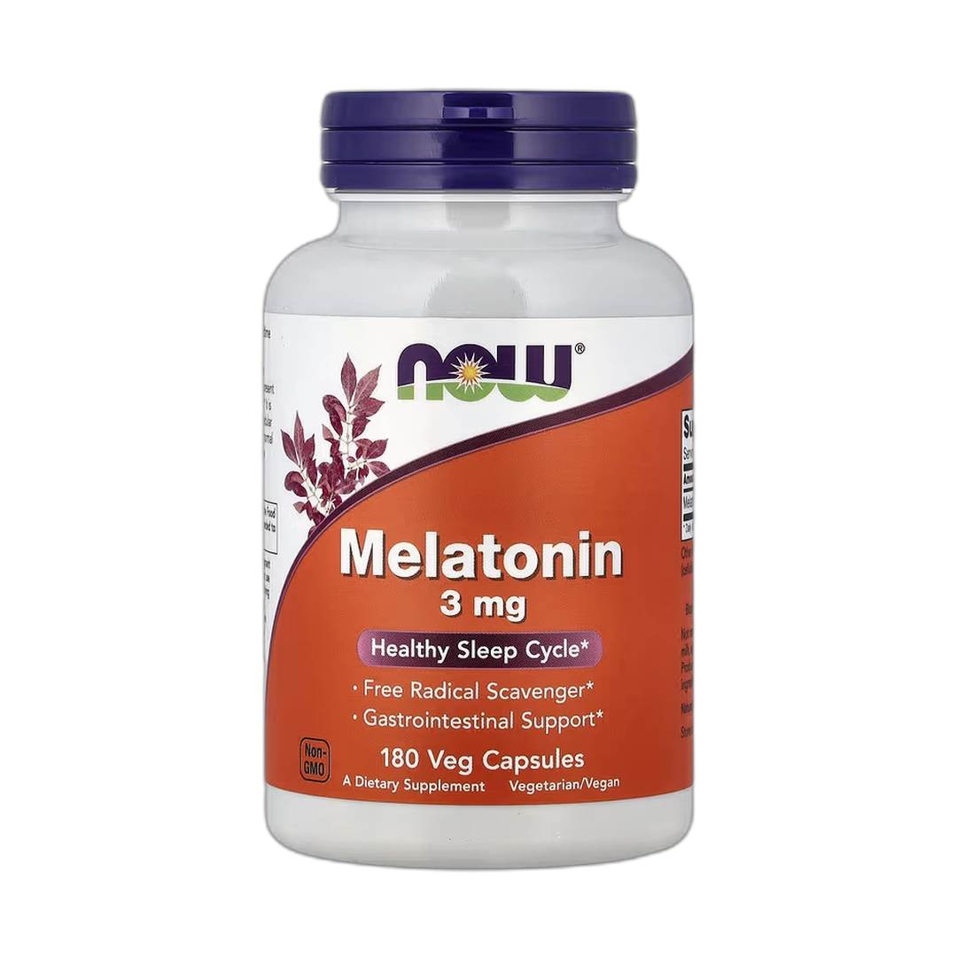 NOW Foods, Melatonin, 3 mg, 180 Veg Capsules