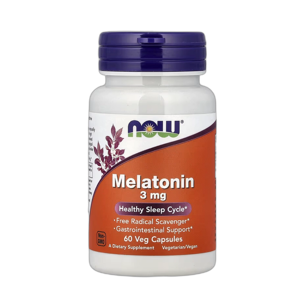 NOW Foods, Melatonin, 3 mg, 60 Veg Capsules