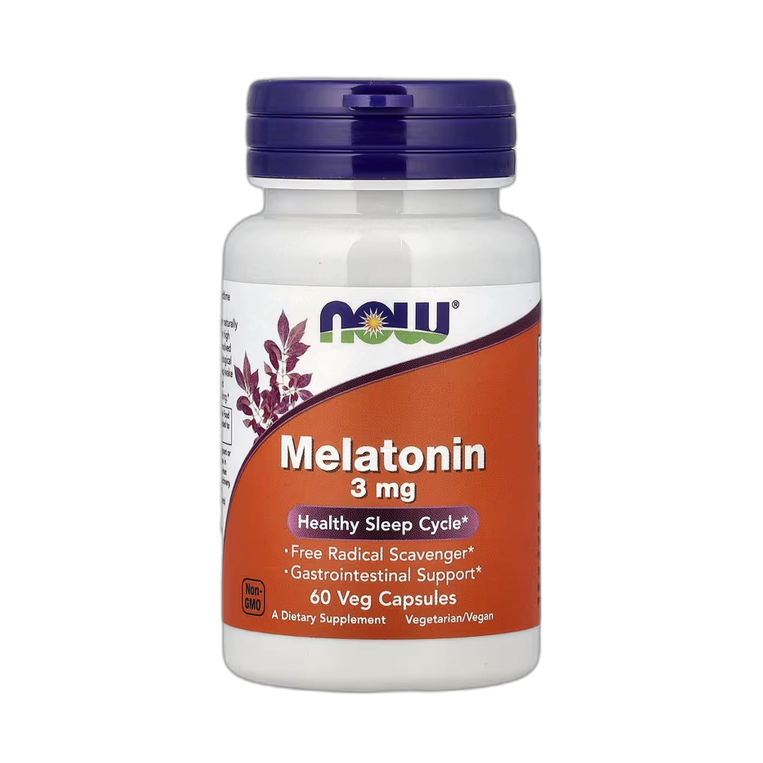 NOW Foods, Melatonin, 3 mg, 60 Veg Capsules