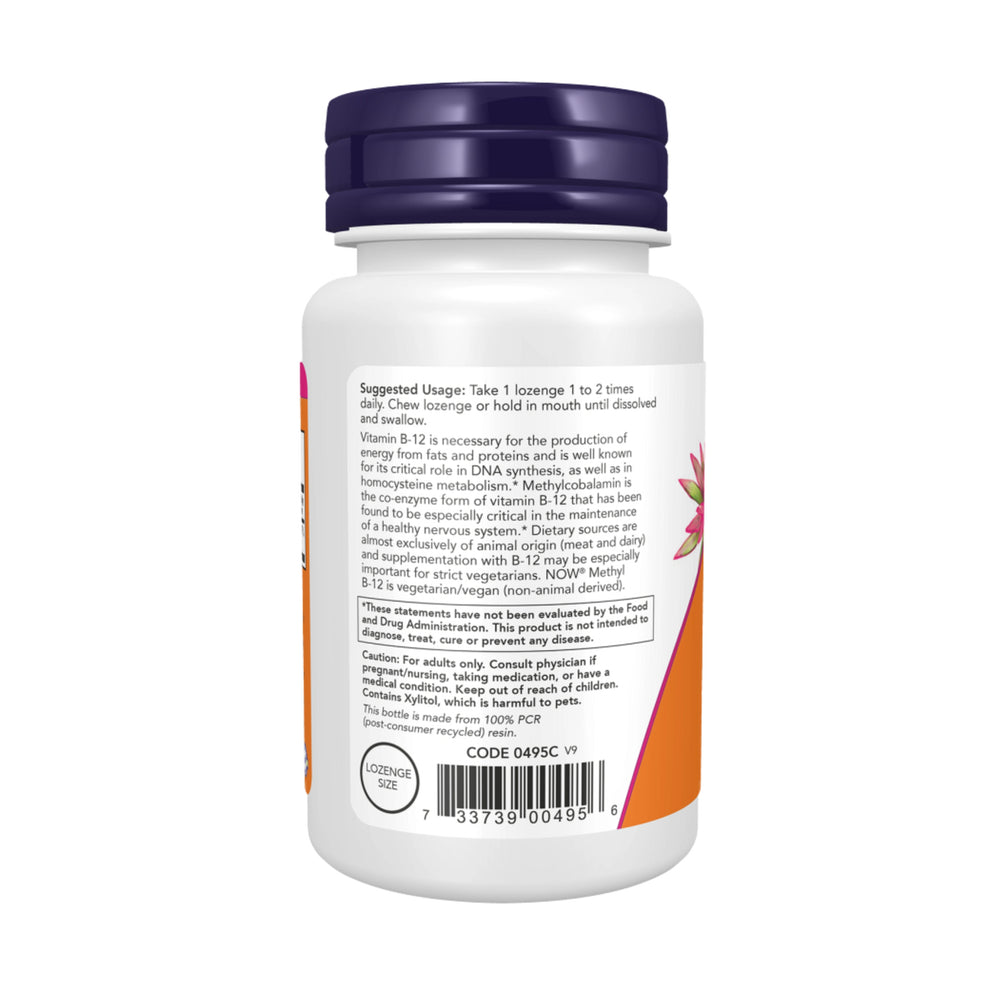 NOW Foods, Methyl B-12, 1,000 mcg, 100 Lozenges