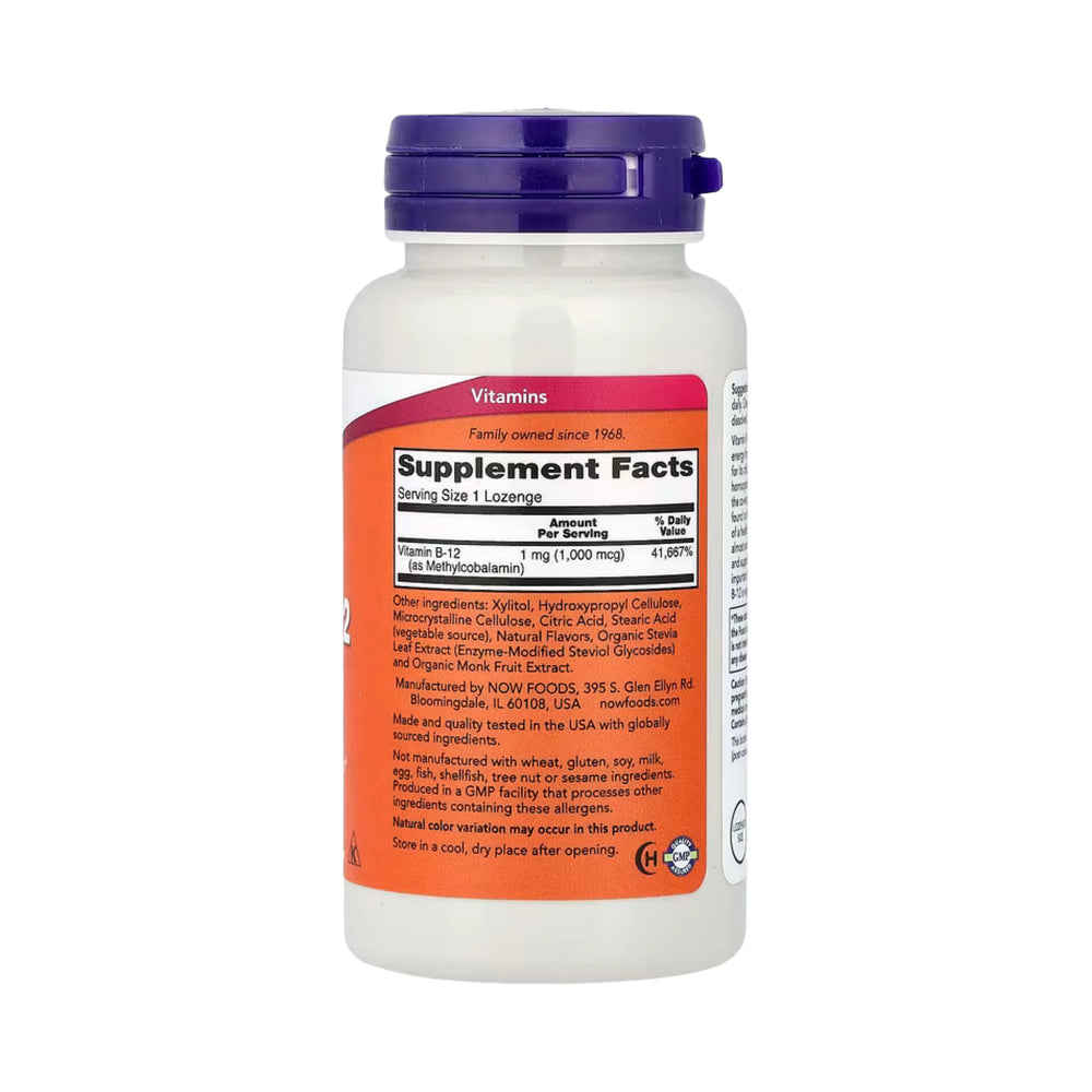 NOW Foods, Methyl B-12, 1,000 mcg, 250 Lozenges