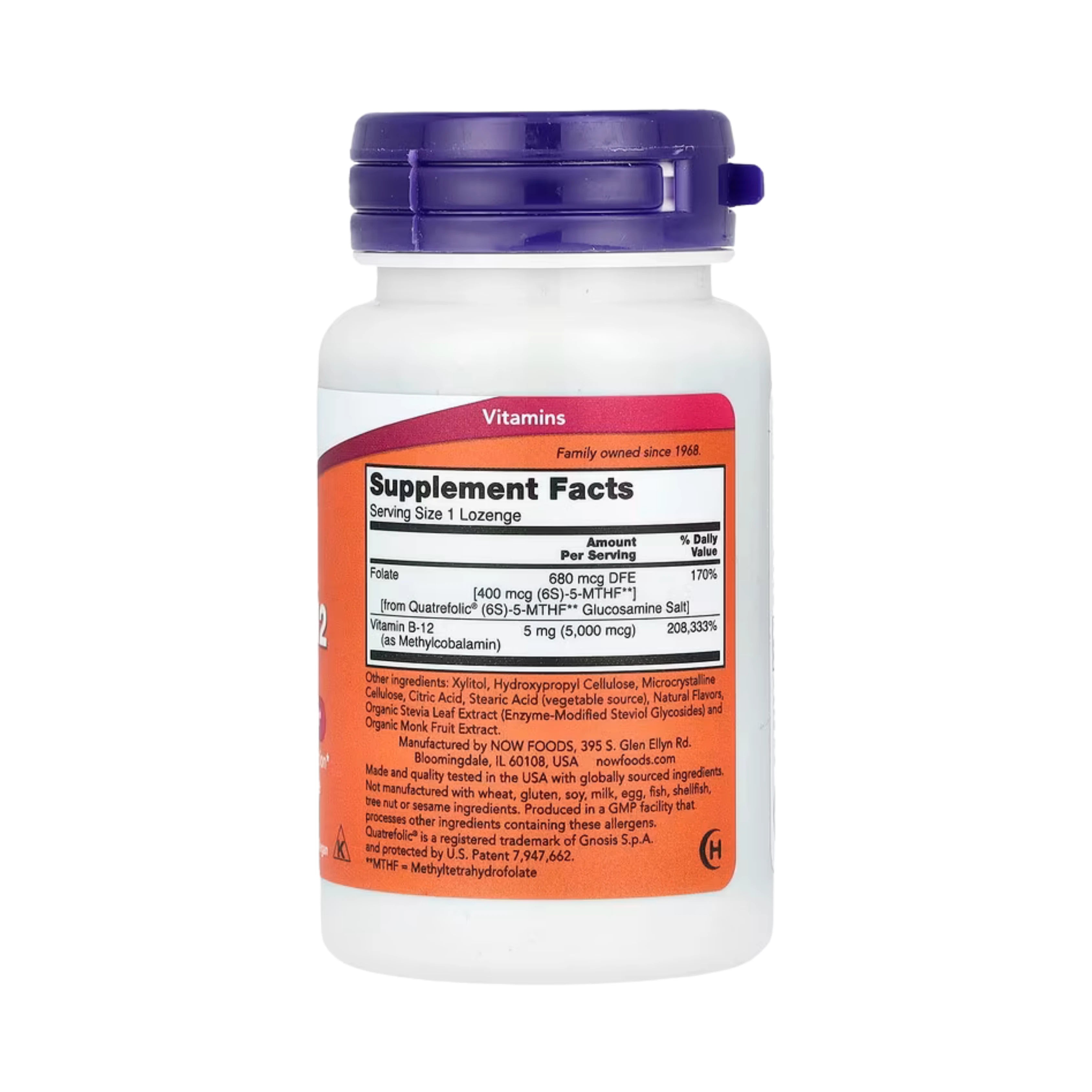 NOW Foods, Methyl B-12, 120 Lozenges