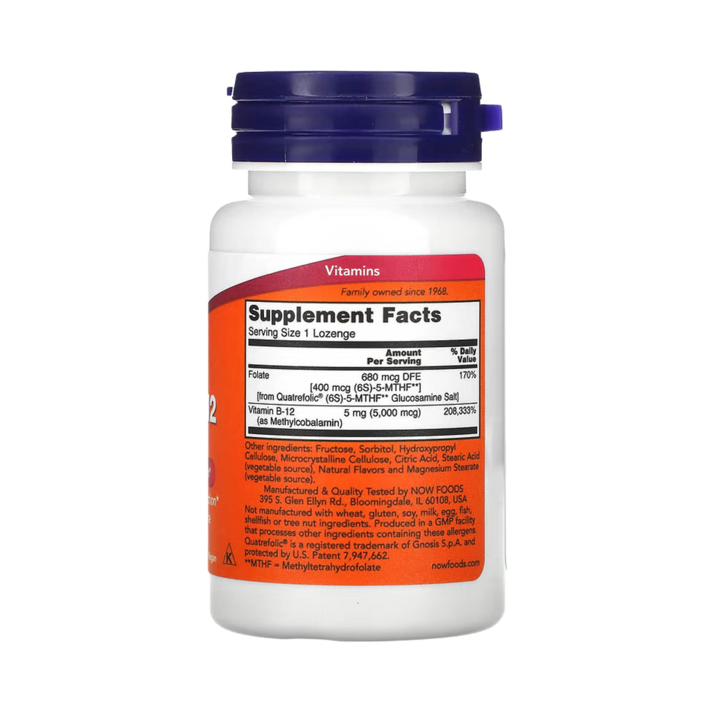 NOW Foods, Methyl B-12, 60 Lozenges