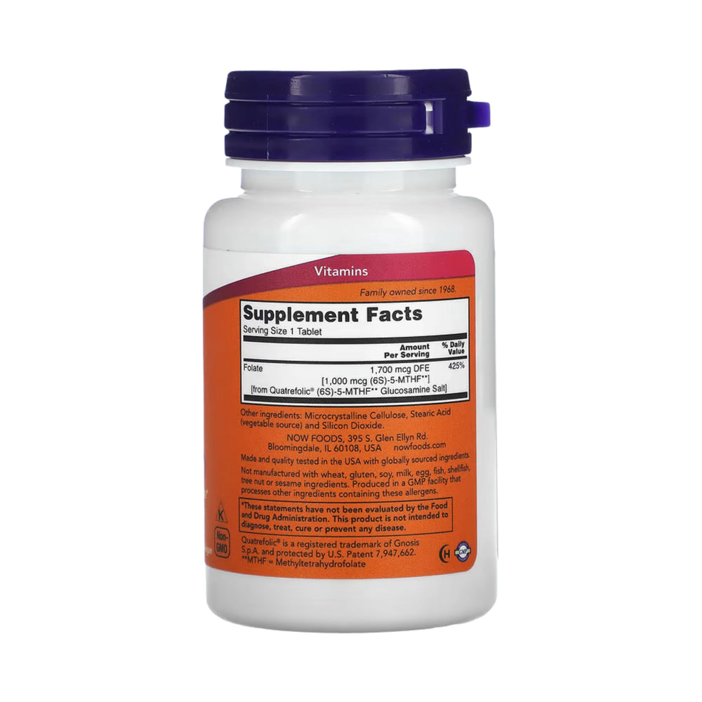 NOW Foods, Methyl Folate, 1,000 mcg, 90 Tablets