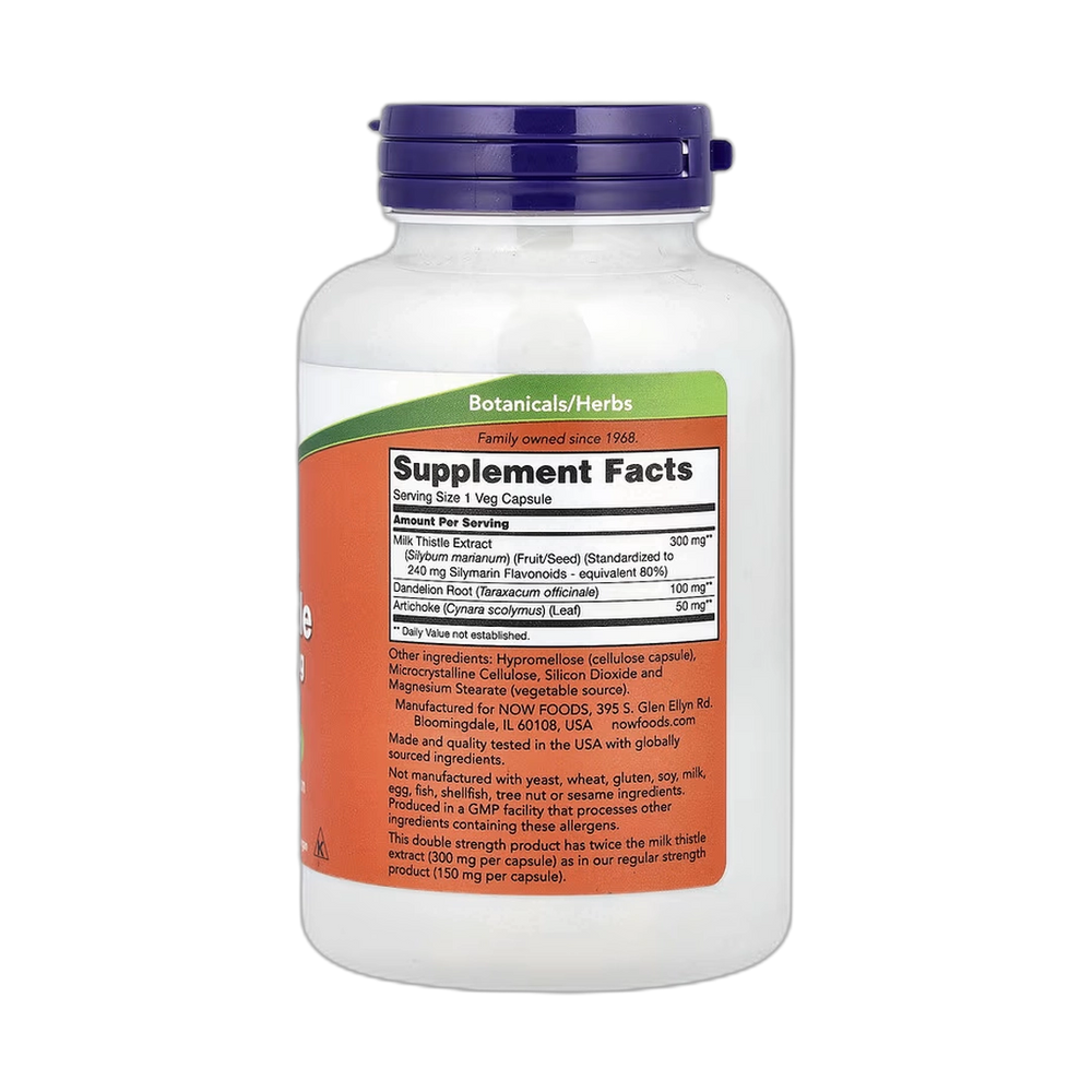 NOW Foods, Milk Thistle Extract, 300 mg, 200 Veg Capsules