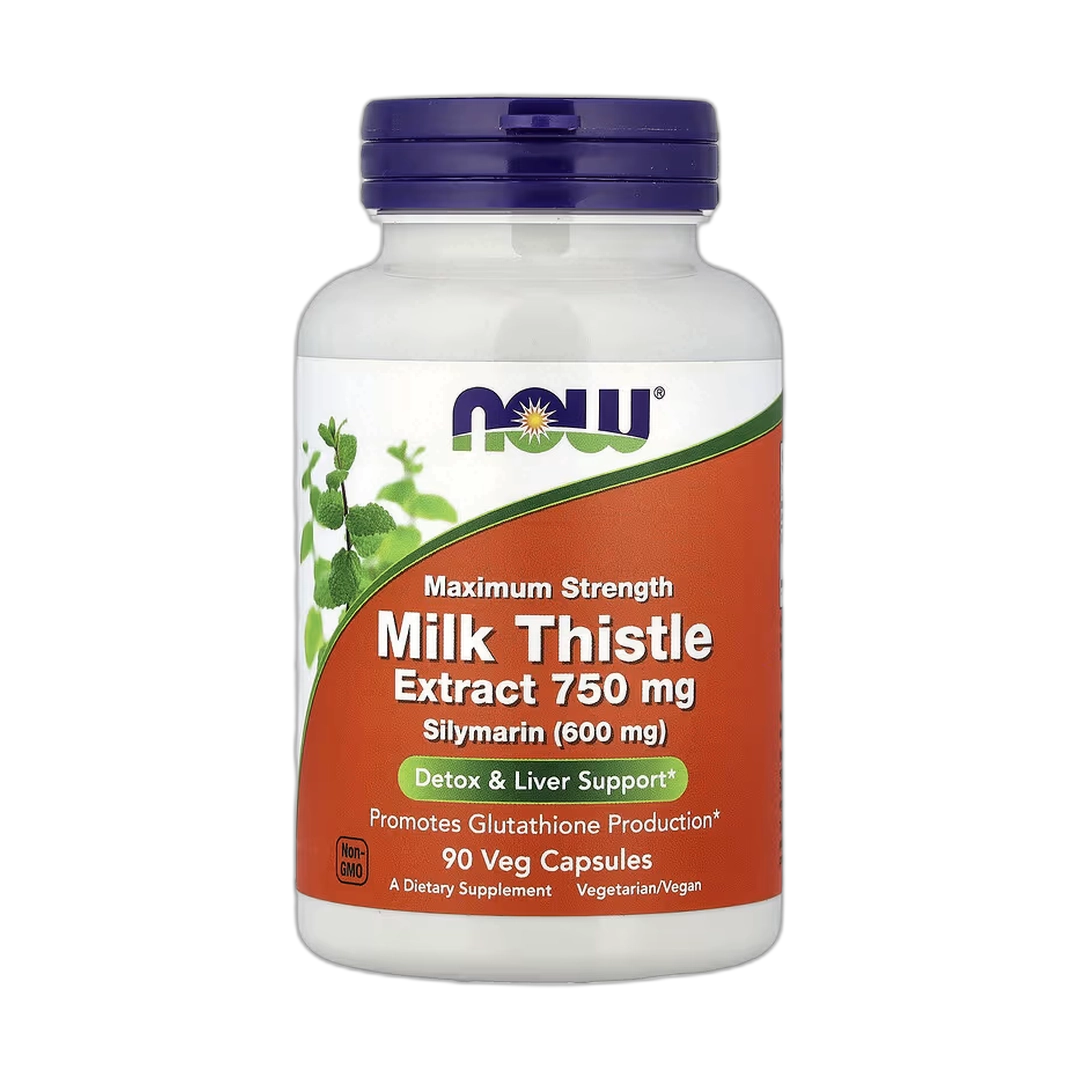 NOW Foods, Milk Thistle Extract, 750 mg, 90 Veg Capsules