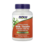 NOW Foods, Milk Thistle Extract, 750 mg, 90 Veg Capsules