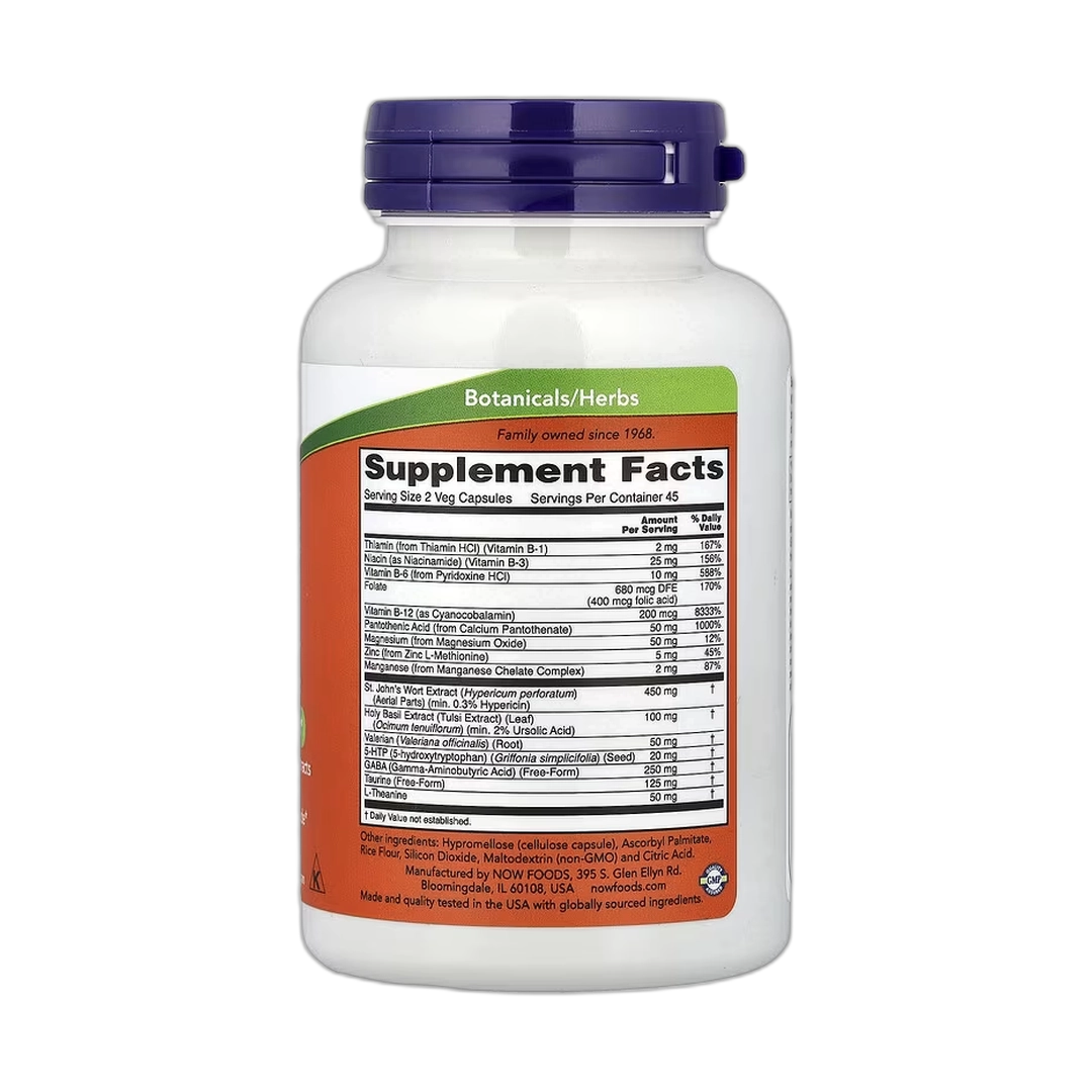 NOW Foods, Mood Support with St. John's Wort, 90 Veg Capsules