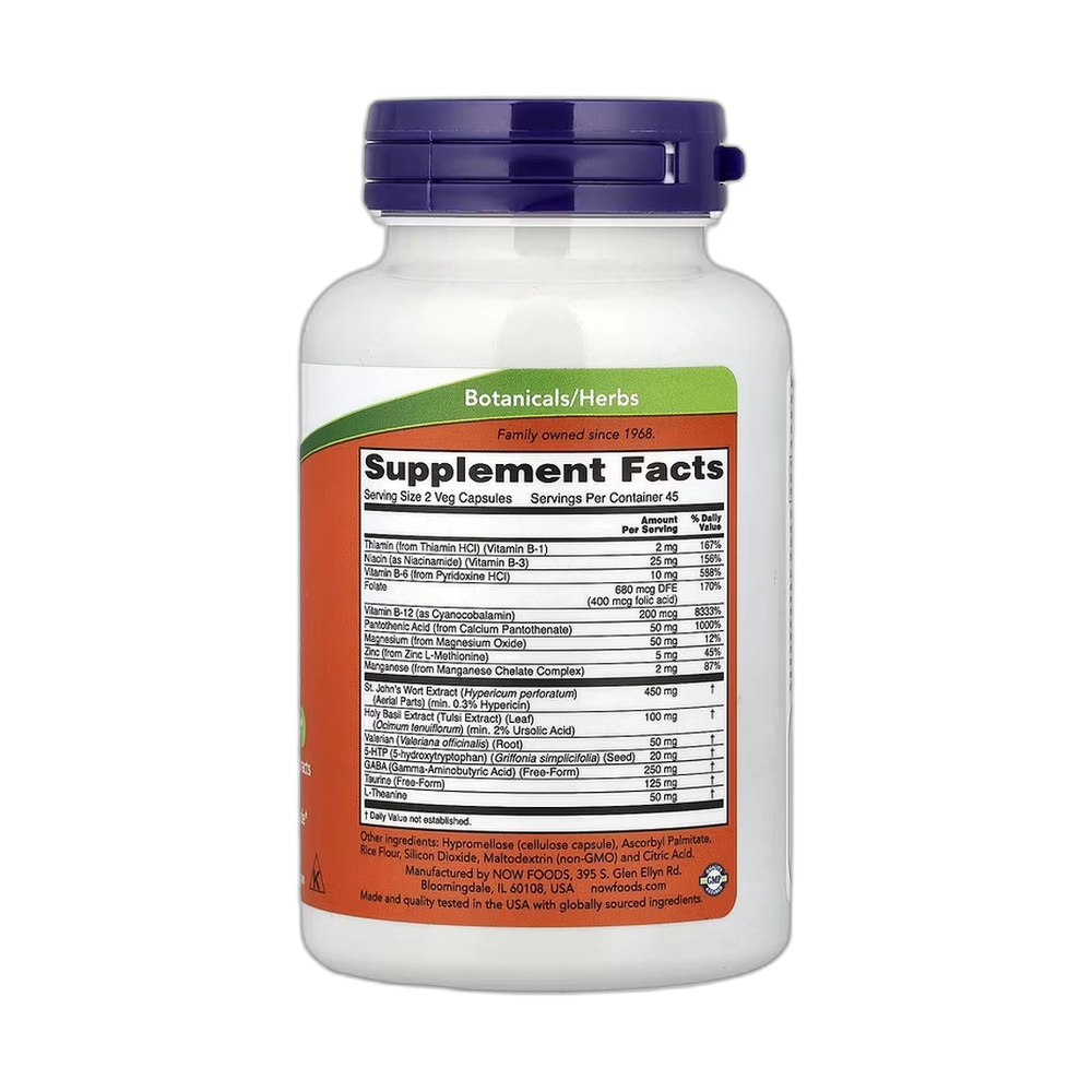 NOW Foods, Mood Support with St. John's Wort, 90 Veg Capsules