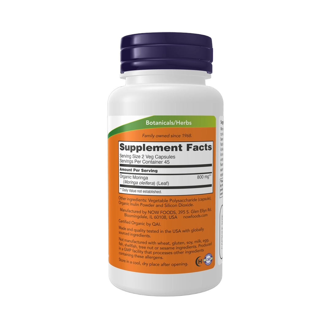 NOW Foods, Moringa Leaf, 90 Veg Capsules