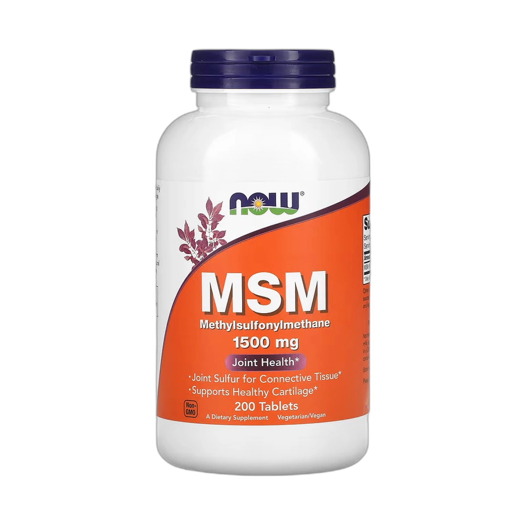 NOW Foods, MSM, 1,500 mg, 200 Tablets