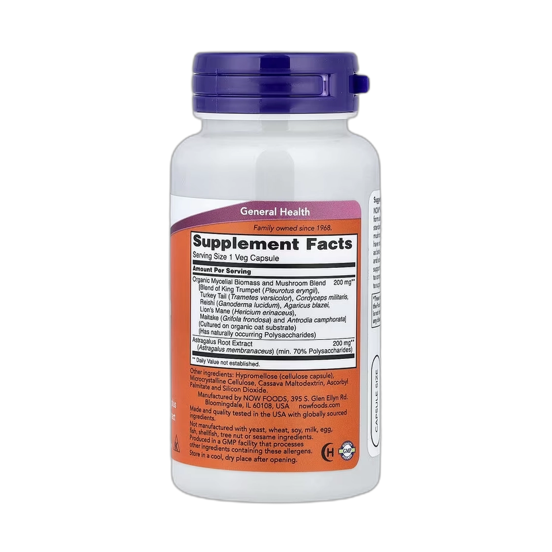 NOW Foods, Mushroom Immune Renew, 90 Veg Capsules