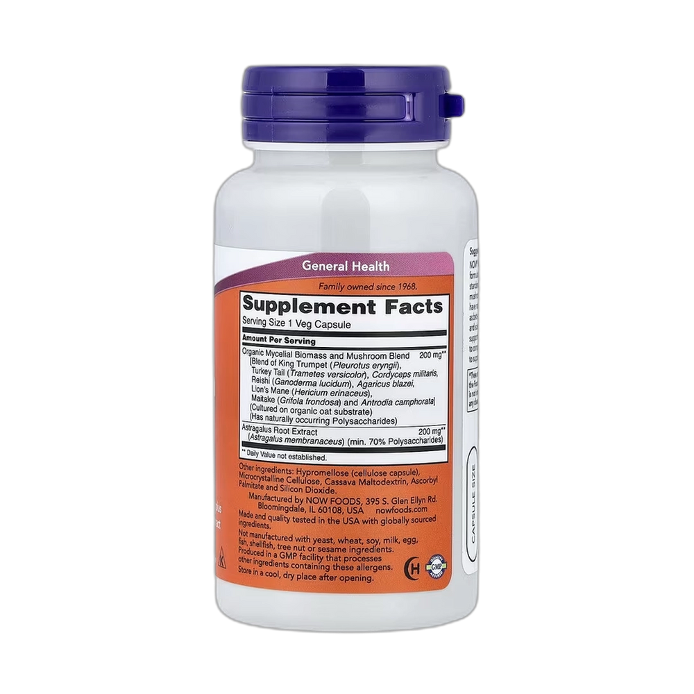 NOW Foods, Mushroom Immune Renew, 90 Veg Capsules