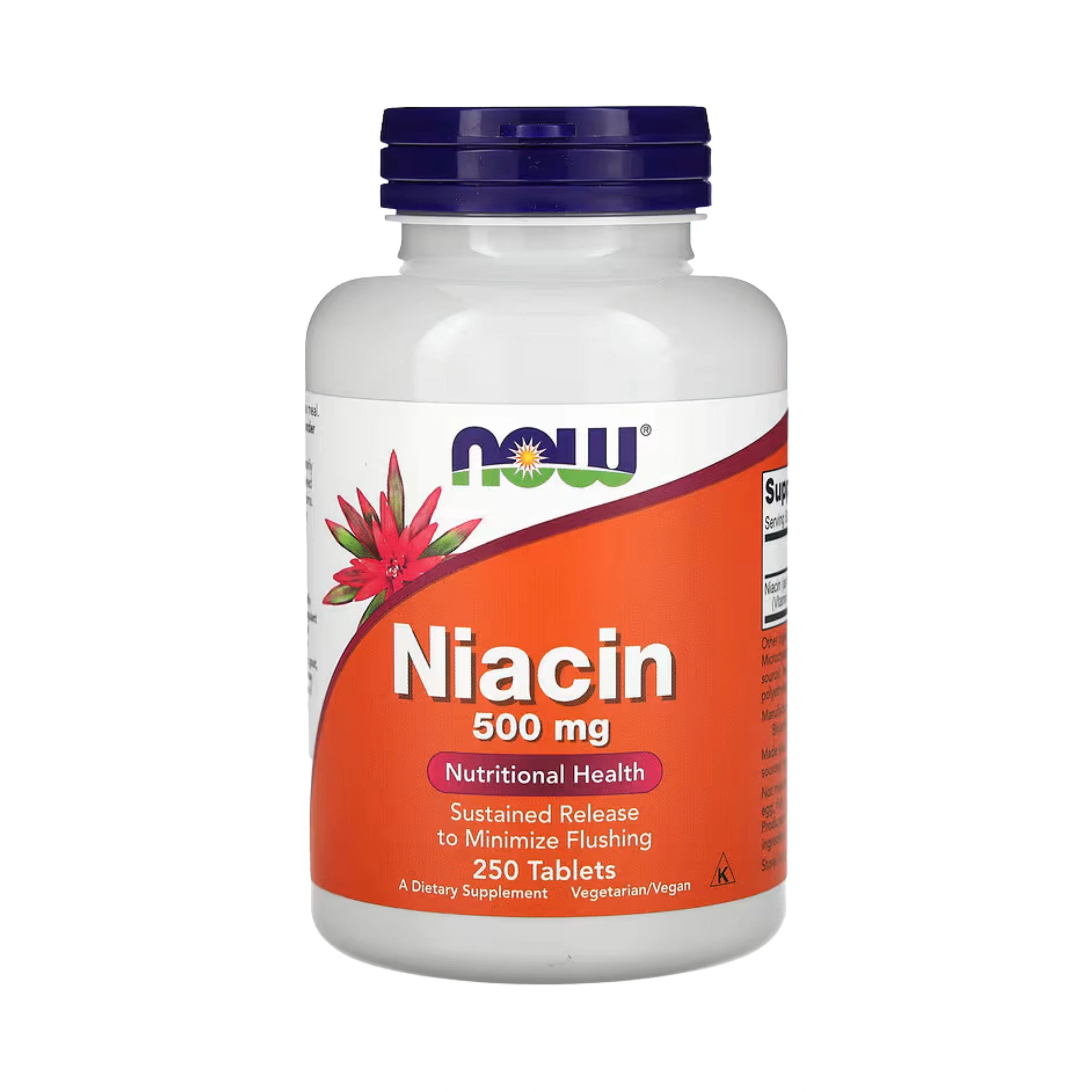 NOW Foods, Niacin, 500 mg, 250 Tablets