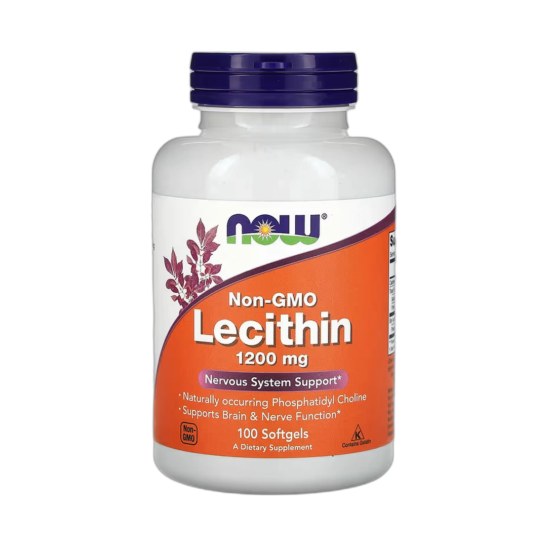 NOW Foods, Non-GMO Lecithin, 100 Softgels