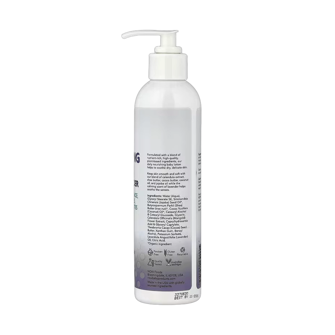 NOW Foods, Nourishing Lotion, Calming Lavender, 8 fl oz, 237 ml