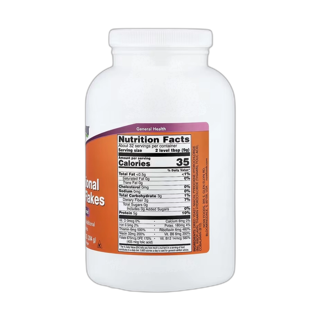 NOW Foods, Nutritional Yeast Flakes, 10 oz, 284 g