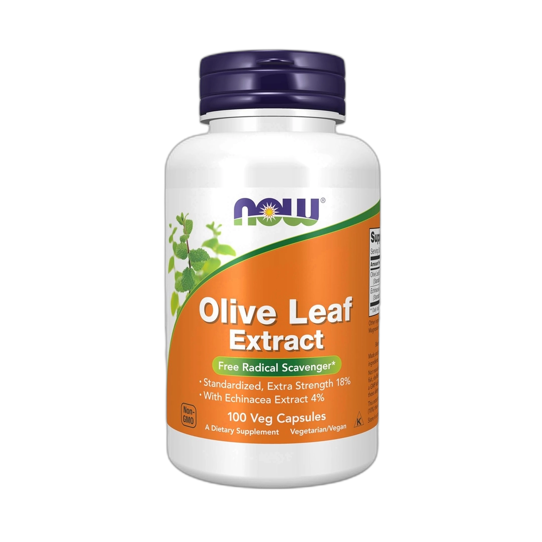 NOW Foods, Olive Leaf Extract, 100 Veg Capsules