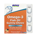 NOW Foods, Omega-3 Fish Oil Gummy Chews, Passion Fruit, 36 Gummy Chews