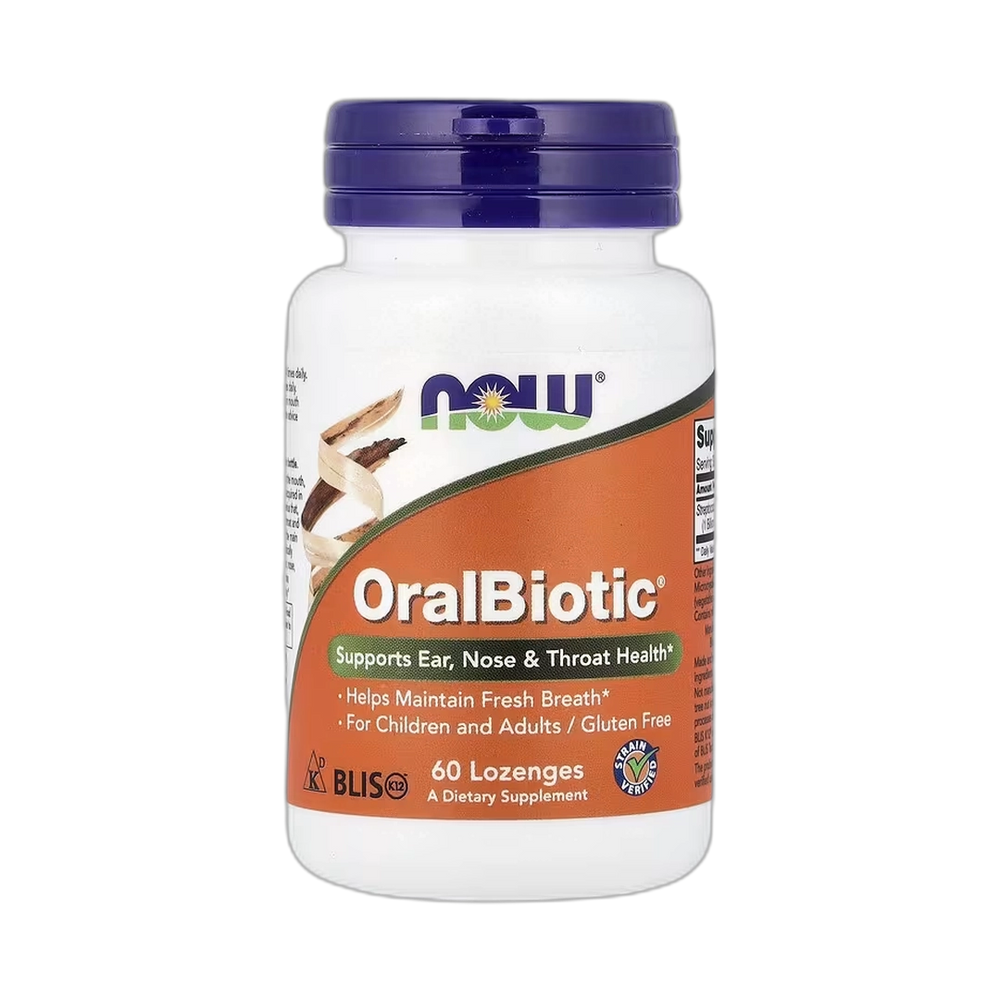 NOW Foods, OralBiotic, 60 Lozenges