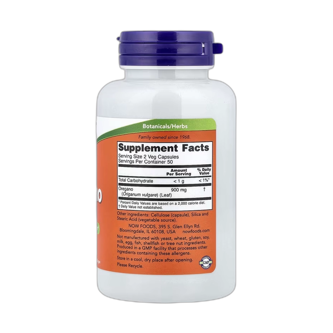 NOW Foods, Oregano, 450 mg, 100 Veg Capsules