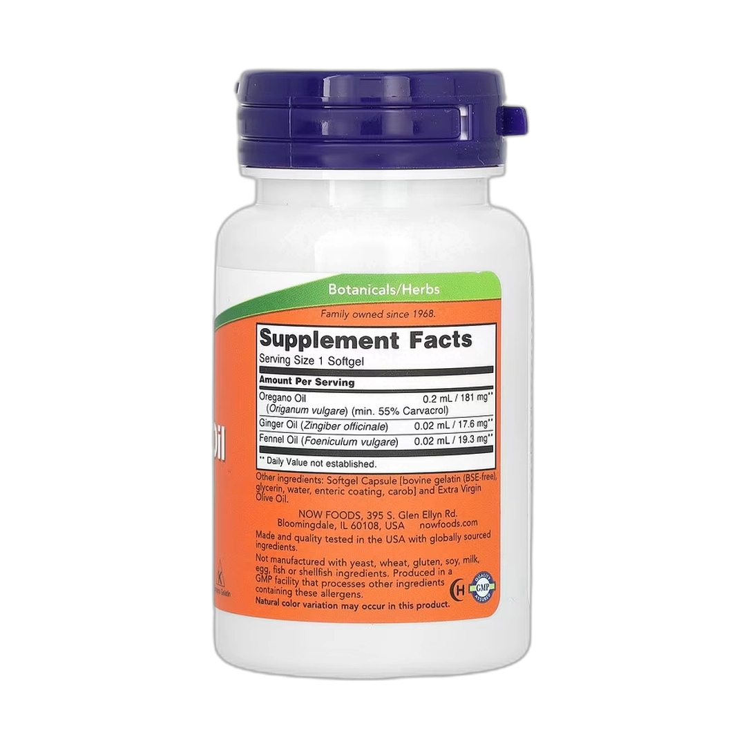 NOW Foods, Oregano Oil, 90 Softgels