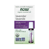 NOW Foods, Organic Essential Oils, Lavender Roll-On, 1/3 fl oz, 10 ml