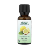 NOW Foods, Organic Essential Oils, Lemon, 1 fl oz, 30 ml
