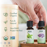 NOW Foods, Organic Essential Oils, Orange, 4 fl oz, 118 ml
