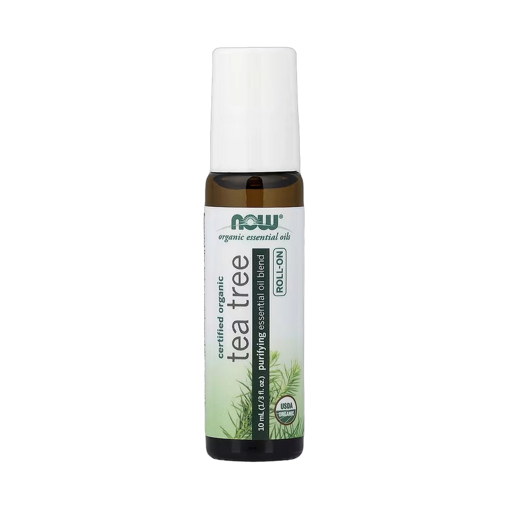 NOW Foods, Organic Essential Oils, Tea Tree Roll-On, 1/3 fl oz, 10 ml