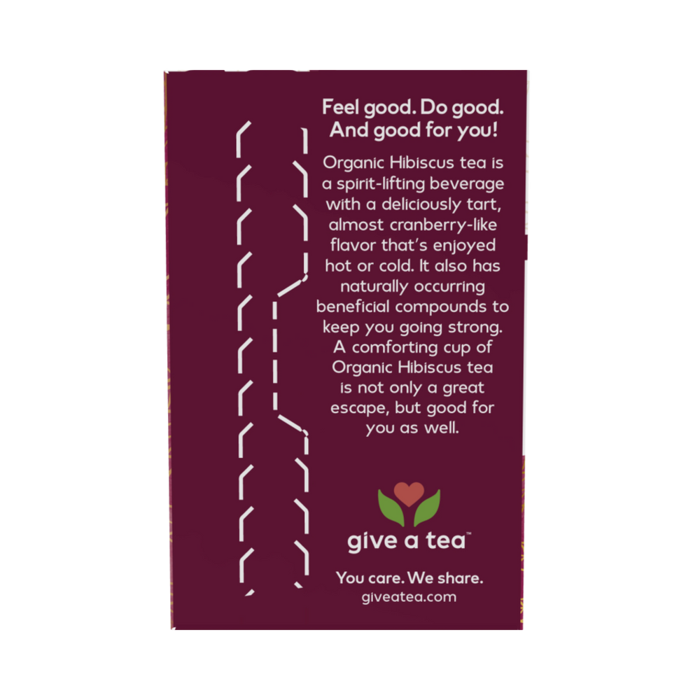 NOW Foods, Organic Real Tea, Organically Hip Hibiscus, Caffeine-Free, 24 Tea Bags, 1.7 Oz