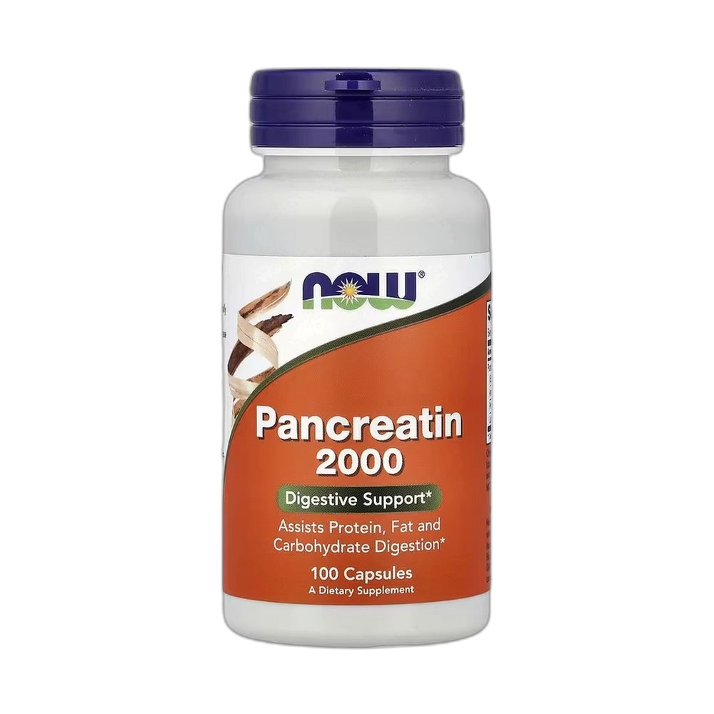 NOW Foods, Pancreatin 2000, 100 Capsules