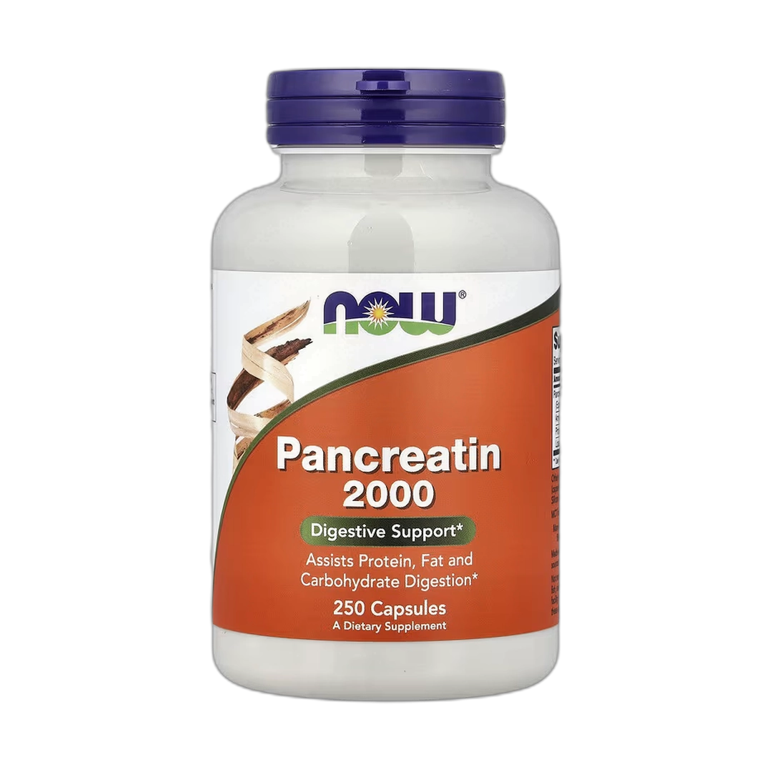 NOW Foods, Pancreatin 2000, 250 Capsules