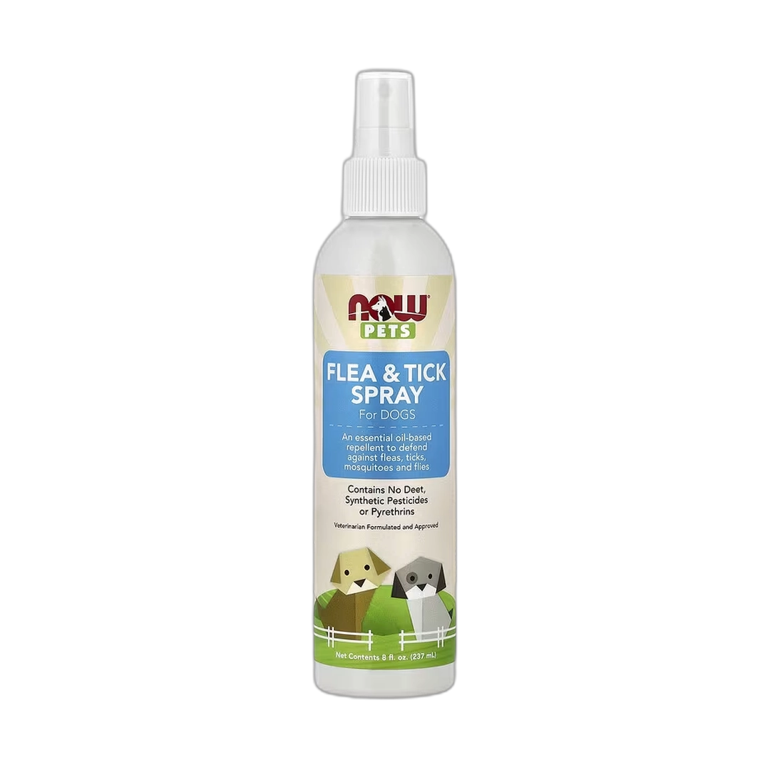 NOW Foods, Pets, Flea & Tick Spray for Dogs, 8 fl oz, 237 ml